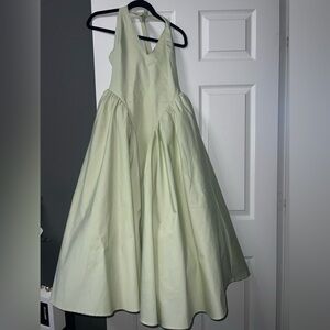 House of CB Light Green Halter Dress